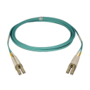 10Gb Duplex Multimode 50/125 OM3 LSZH Fiber Patch Cable (LC/LC) - Aqua, 5M