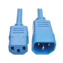 Standard Computer Power Extension Cord, 10A, 18 AWG (IEC-320-C14 to IEC-320-C13), Blue, 1.83 m