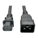 Heavy-Duty Power Cord for PDU, 15A, 12 AWG (IEC-320-C13 to IEC-320-C20), 0.91 m