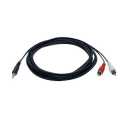 Tripp Lite P314-006 audio cable 72 (1.83 m) 3.5mm 2 x RCA Black
