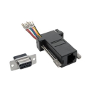 DB9 to RJ45 Modular Serial Adapter (F/F), RS-232, RS-422, RS-485