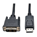 DisplayPort to DVI Cable, Displayport with Latches to DVI-D Single Link Adapter (M/M), 1.83 m (6-ft.)