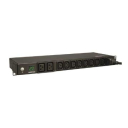 Tripp Lite 3.2-3.8kW Single-Phase Metered PDU, 200-240V (8 C13   2 C19), C20 / L6-20P Adapter, 3.66 m Cord, 1U Rack-Mount