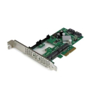 2-Port PCI Express 2.0 SATA III 6Gbps RAID Controller Card with 2 mSATA Slots and HyperDuo SSD Tiering