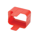 Plug Lock Connector C20 Power Cord / Lead to C19 Outlet Inserts - Red (Pack of 100)
