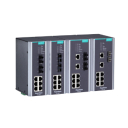 Moxa IEC 618 0-3 Managed Ethernet Switch with 8 x 10/100BaseT(X) Ports, and 2 x 100BaseFX Singlemode Ports with LC Connectors, 48 VDC Powered, -4 o 8  C.