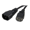 2 ft Standard Computer Power Cord Extension - C14 to C13