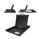 StarTech.com 16 Port Rackmount KVM Console w/ 6ft Cables - Integrated KVM Switch w/ 19" LCD Monitor - Fully Featured 1U LCD KVM Drawer- OSD KVM - Durable 50,000 MTBF - USB + VGA Support