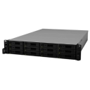 Synology RX1217RP/168TB-EXOS disk array Rack (2U) Black, Grey