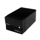 USB 3.0/eSATA Dual 3.   SATA III Hard Drive External RAID Enclosure w/ UASP and Fan   Black