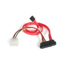 18in SAS 29 Pin to SATA Cable with LP4 Power