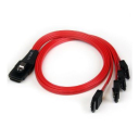 50cm SFF-8087 to 4x SATA - Internal Mini SAS to SATA Reverse Cable