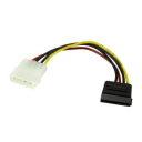 6in 4 Pin LP4 to SATA Power Cable Adapter