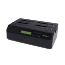 StarTech.com 4 Bay USB 3.0 eSATA to SATA Standalone 1 3 HDD Hard Drive Duplicator Dock