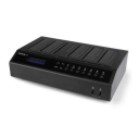 StarTech.com USB 3.0 / eSATA 6-Bay Hard Drive Duplicator Dock - 1 5 HDD / SSD Cloner and Eraser