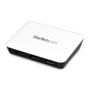 USB 3.0 to Gigabit Ethernet NIC Network Adapter with 3 Port Hub - White