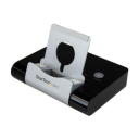 3-Port USB 3.0 Hub for Laptops   Windows Based Tablets + Fast-Charge Port   Device Stand - Black