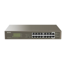 Tenda TEG1116P-16-150W network switch Unmanaged L2 Gigabit Ethernet