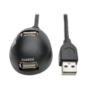 2-Port USB 2.0 Hi-Speed Desktop Extension Cable (M/2xF), 1.52 m