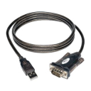 Tripp Lite U209-000-R serial cable Black, White 59.8 (1.52 m) USB A DB9