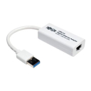 USB 3.0 SuperSpeed to Gigabit Ethernet NIC Network Adapter, 10/100/1000 Mbps, White