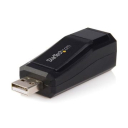 Compact Black USB 2.0 to 10/100 Mbps Ethernet Network Adapter