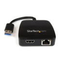 Travel Adapter for Laptops - HDMI and GbE - USB 3.0