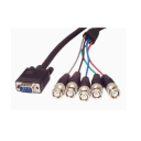 6 ft Coax HD1  VGA to   BNC Monitor Cable   M/M