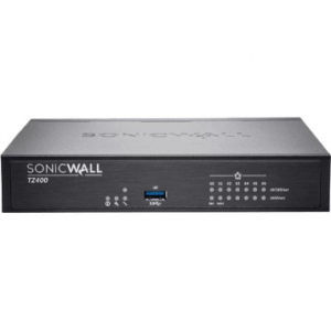 TZ400 - Advanced Edition - security appliance - with 1 year TotalSecure - 7 ports - 10 seats - GigE