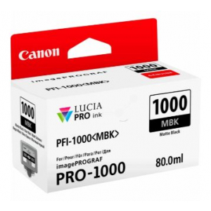 Canon 0545C001 (PFI-1000 MBK) Ink cartridge black matt, 5.49K pages, 80ml
