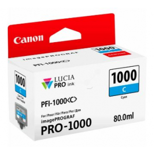 Canon 0547C001 (PFI-1000 C) Ink cartridge cyan, 5.03K pages, 80ml