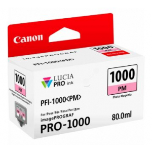 Canon 0551C001 (PFI-1000 PM) Ink cartridge bright magenta, 3.76K pages, 80ml