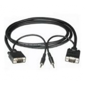 2m Monitor Cable + 3.5mm Audio