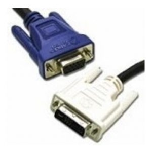 5m DVI-A M / HD15 M Cable