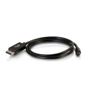 1m Mini DisplayPort to DisplayPort Adapter Cable 4K UHD - Black