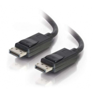 5m DisplayPort Cable with Latches 8K UHD M/M - 4K - Black