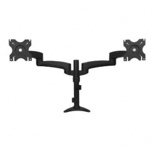 Desk-Mount Dual Monitor Arm - Articulating