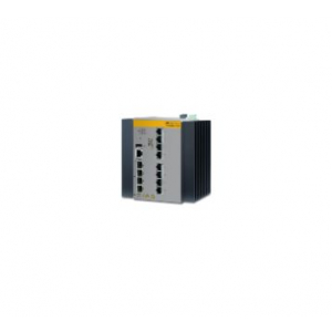 Allied Telesis AT-IE300-12GP-80 Managed L3 Gigabit Ethernet Power over Ethernet Black, Grey