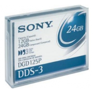 Sony DGD125PWW-B 12GB/24GB DDS-3 Data Backup Tape