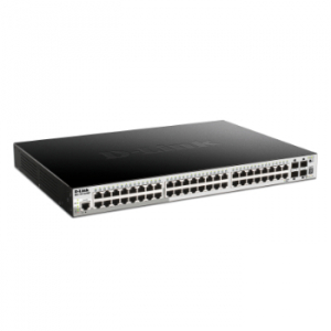 D-Link DGS-1510-52XMP 48-Port Gigabit Stackable Smart Managed PoE Switch