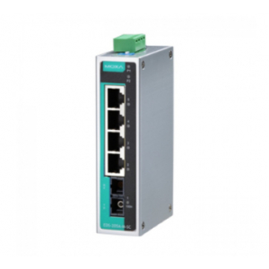 Moxa Unmanaged Industrial Ethernet Switch, 4 x 10/100Base-TX RJ45 Ports,