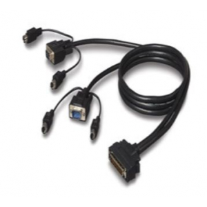 OmniView ENTERPRISE Series Dual-Port PS/2 KVM Cable