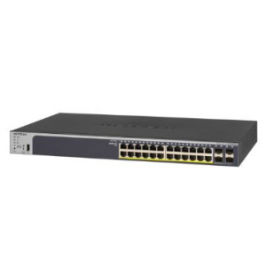Netgear GS728TPP Managed L2/L3/L4 Gigabit Ethernet (10/100/1000) Black 1U Power over Ethernet (PoE)