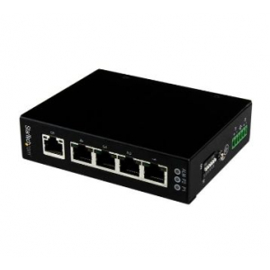 StarTech.com 5 Port Unmanaged Industrial Gigabit Ethernet Switch - DIN Rail / Wall-Mountable