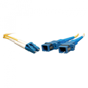Tripp Lite N458-001-9 fiber optic cable 11.8" (0.3 m) LC SC Yellow