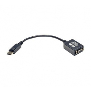 DisplayPort to VGA Active Cable Adapter, 1920x1200/1080p (M/F), 15.24 cm (6-in.)