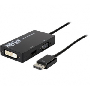 DisplayPort 1.2 to VGA / DVI / HDMI All-in-One Converter Adapter, 4K x 2K HDMI