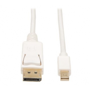 Mini DisplayPort to DisplayPort 4K  60 Hz Adapter (M/M), 4096 x 2160 (4K x 2K)  60 Hz, White, 1.83 m