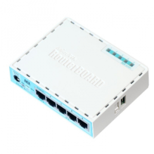 Mikrotik hEX 5x Gigabit Ethernet, Dual Core 880MHz CPU, 256MB RAM, USB, microSD, RouterOS L4