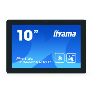 iiyama ProLite TW1023ASC-B1P touch screen monitor 25.6 cm (10.1") 1280 x 800 pixels Black Multi-touch Multi-user